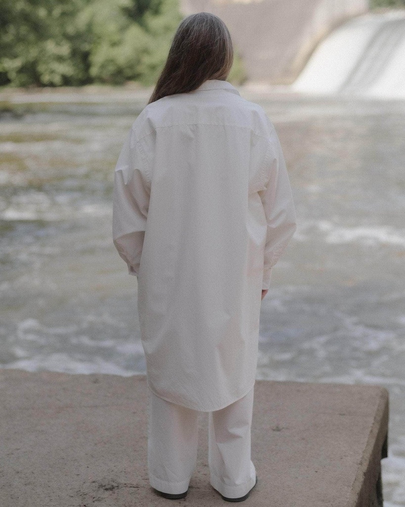 Baserange kjóll Claude shirt dress Undyed