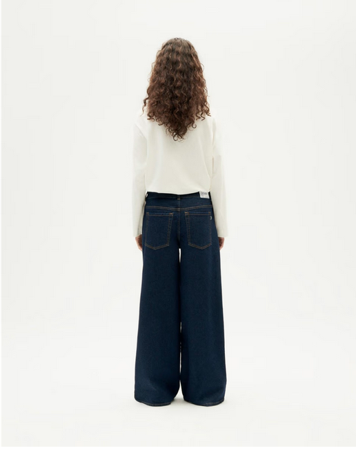 Thinking Mu buxur Dark clean denim Hedda