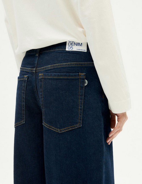 Thinking Mu buxur Dark clean denim Hedda
