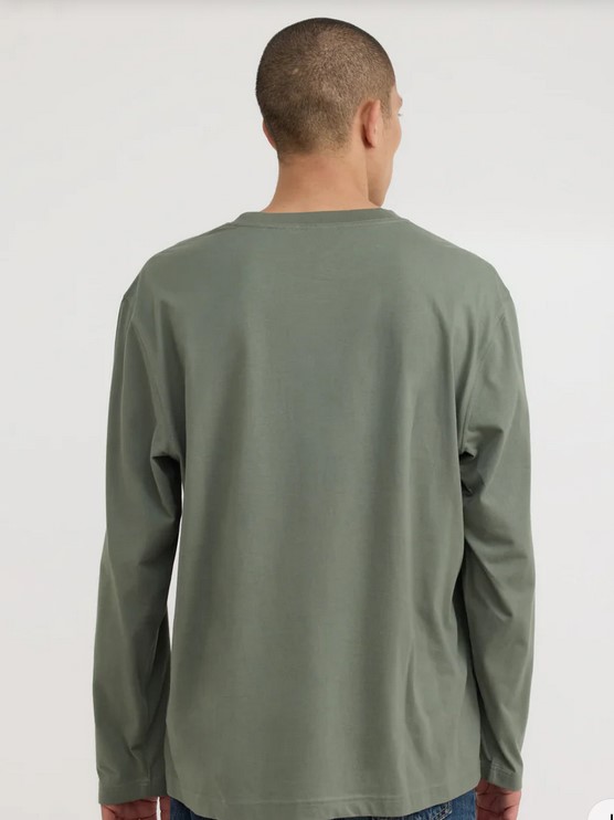 Organic Basics bolur True boxy fit Long sleeve Seaweed