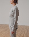 BASERANGE SHAW peysa LONG SLEEVE Grey Melange