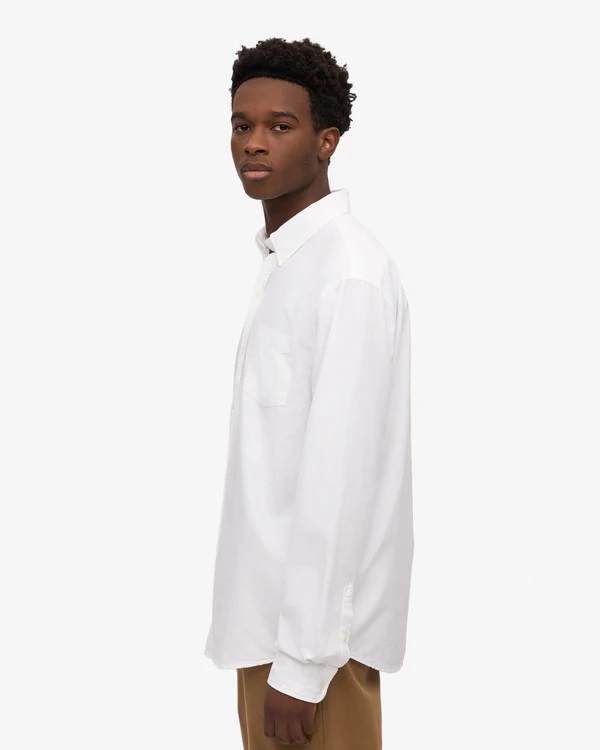 COLORFUL STANDARD skyrta Button Down shirt  Optical White
