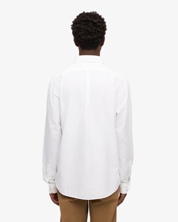 COLORFUL STANDARD skyrta Button Down shirt  Optical White