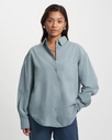 COLORFUL STANDARD skyrta Oversize shirt Steel Blue