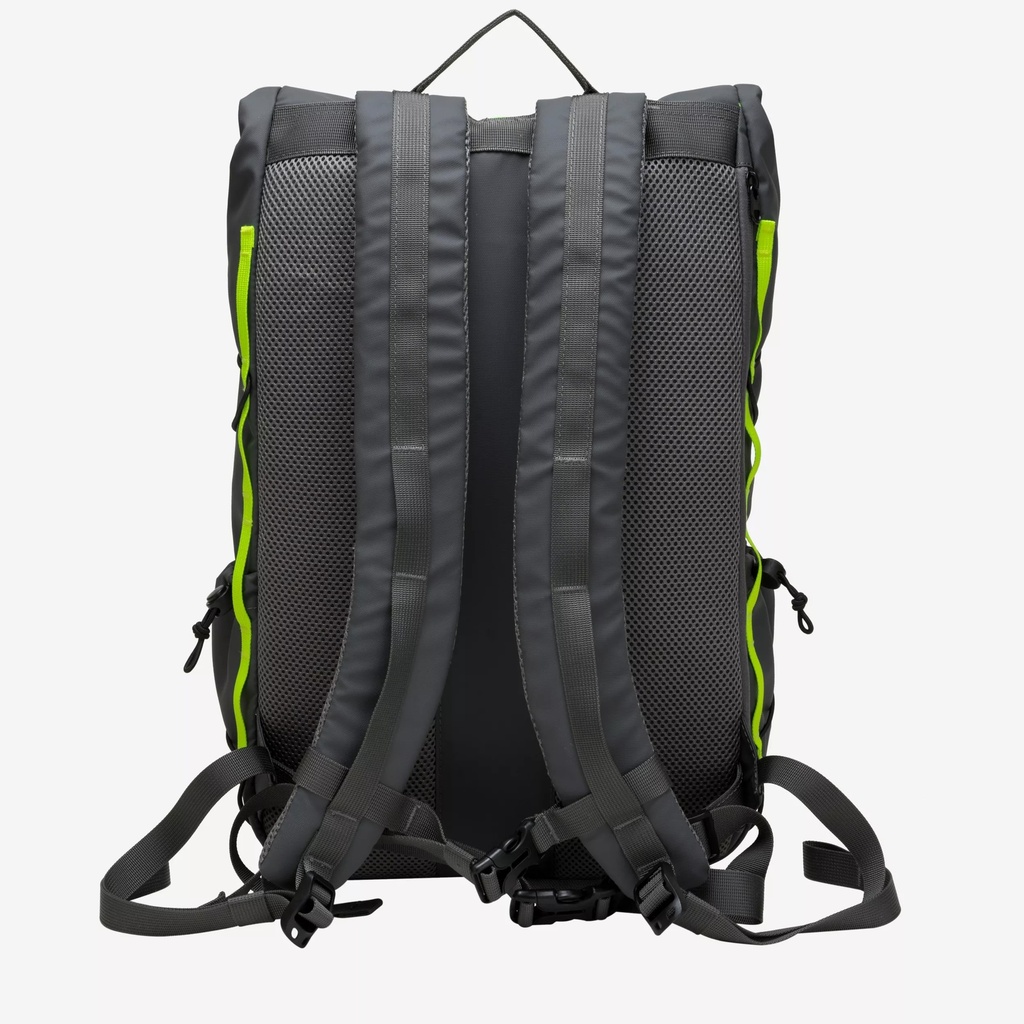 ELLIKER bakpoki Dayle Roll top 21/25L Grey Neon