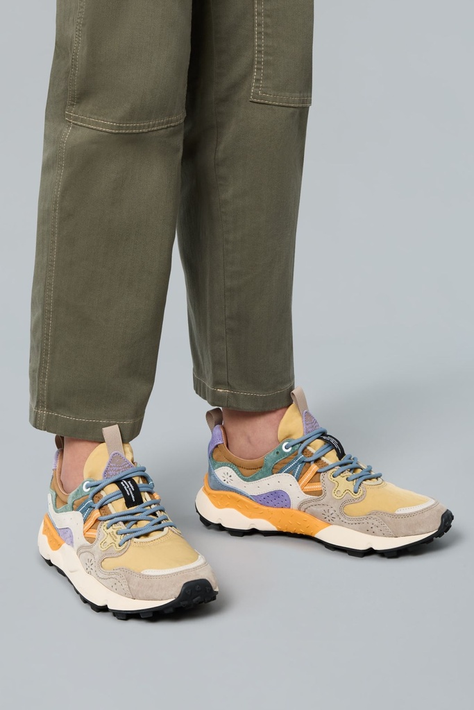 Flower Mountain skór Yamano 3 Woman Suede/Nylon Light chestnut-zucca