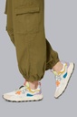 Flower Mountain skór Yamano 3 Woman Suede/Nylon White-pink