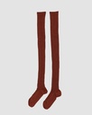 Baserange Overknee Sokkar Angle Burgundy / Rust