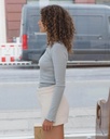 Baserange Peysa Tav long sleeve tee Hardin blue