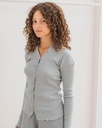 Baserange Peysa Tav cardigan Hardin blue