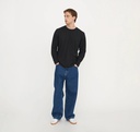 Organic Basics bolur True boxy fit Long sleeve Black