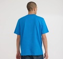 Organic Basics bolur True heavy boxy Fit tee Azure Blue