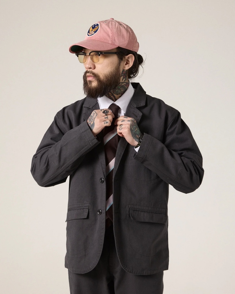 Uskees jakki #3047 Docklands blazer- charcoal