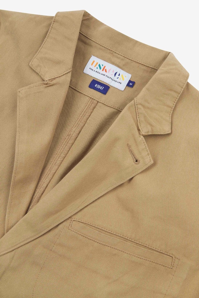 Uskees jakki #3047 Docklands blazer- khaki