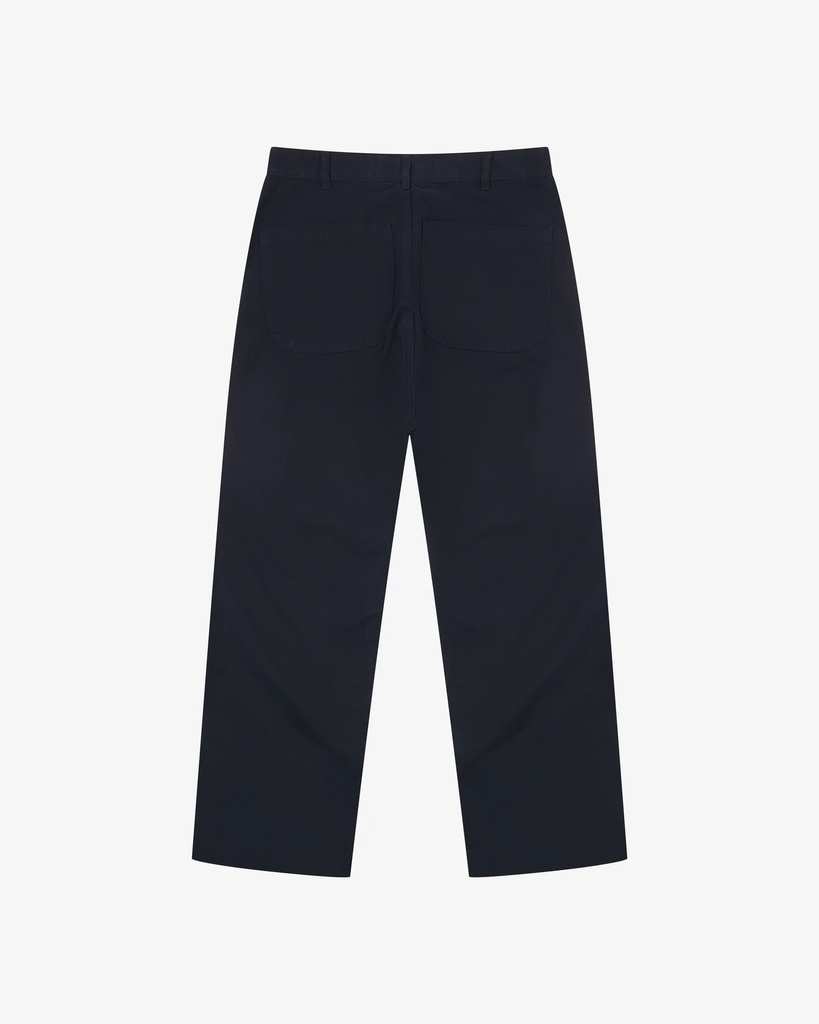 Uskees buxur  #5016 twill commuter pants midnight blue