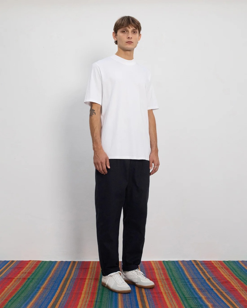 Rotholz Bolur Big Collar T-shirt Classic White