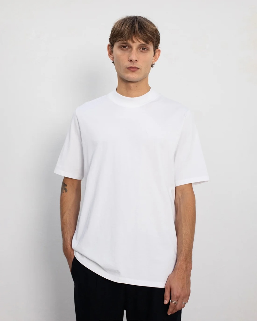 Rotholz Bolur Big Collar T-shirt Classic White