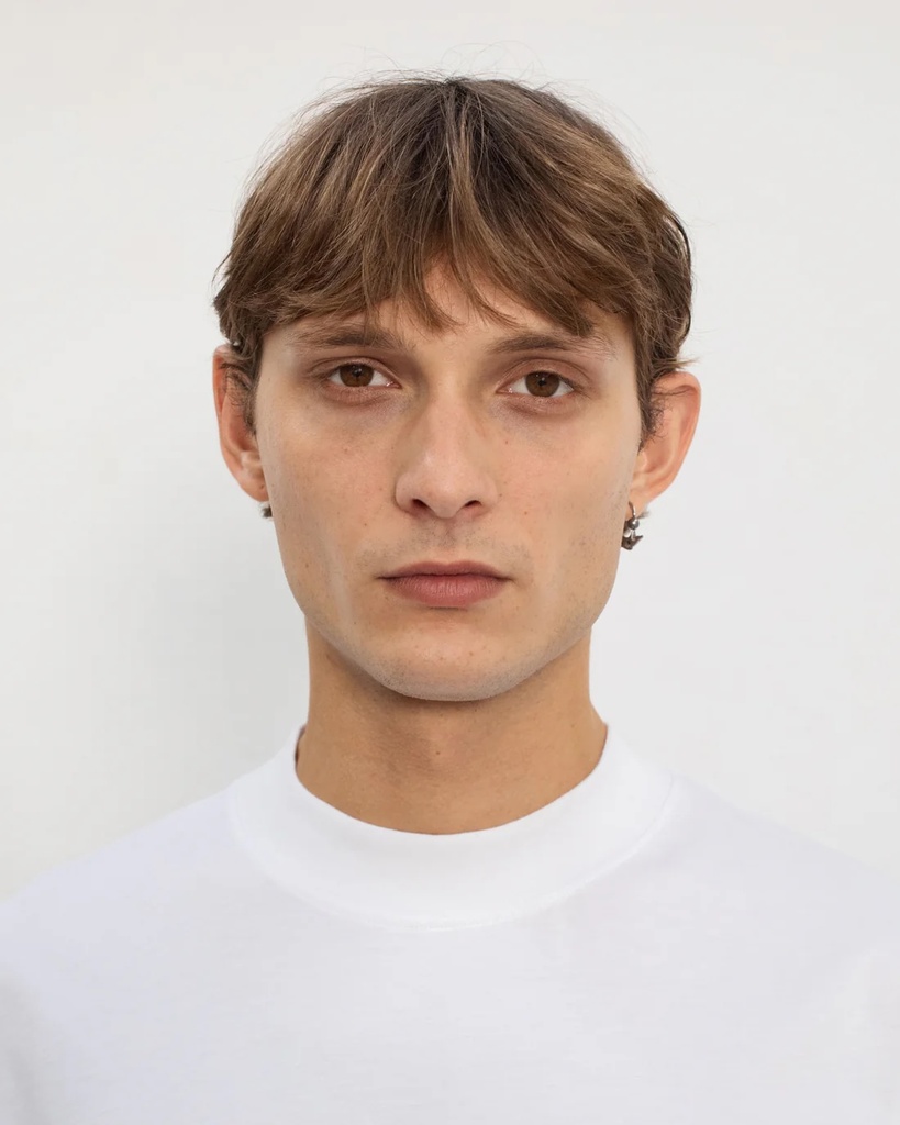 Rotholz Bolur Big Collar T-shirt Classic White