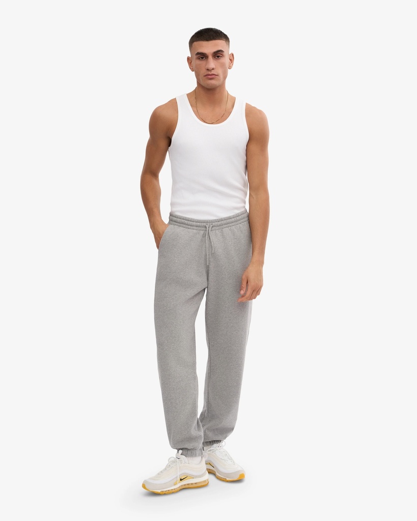COLORFUL STANDARD Buxur  Organic Sweatpants - Heather grey