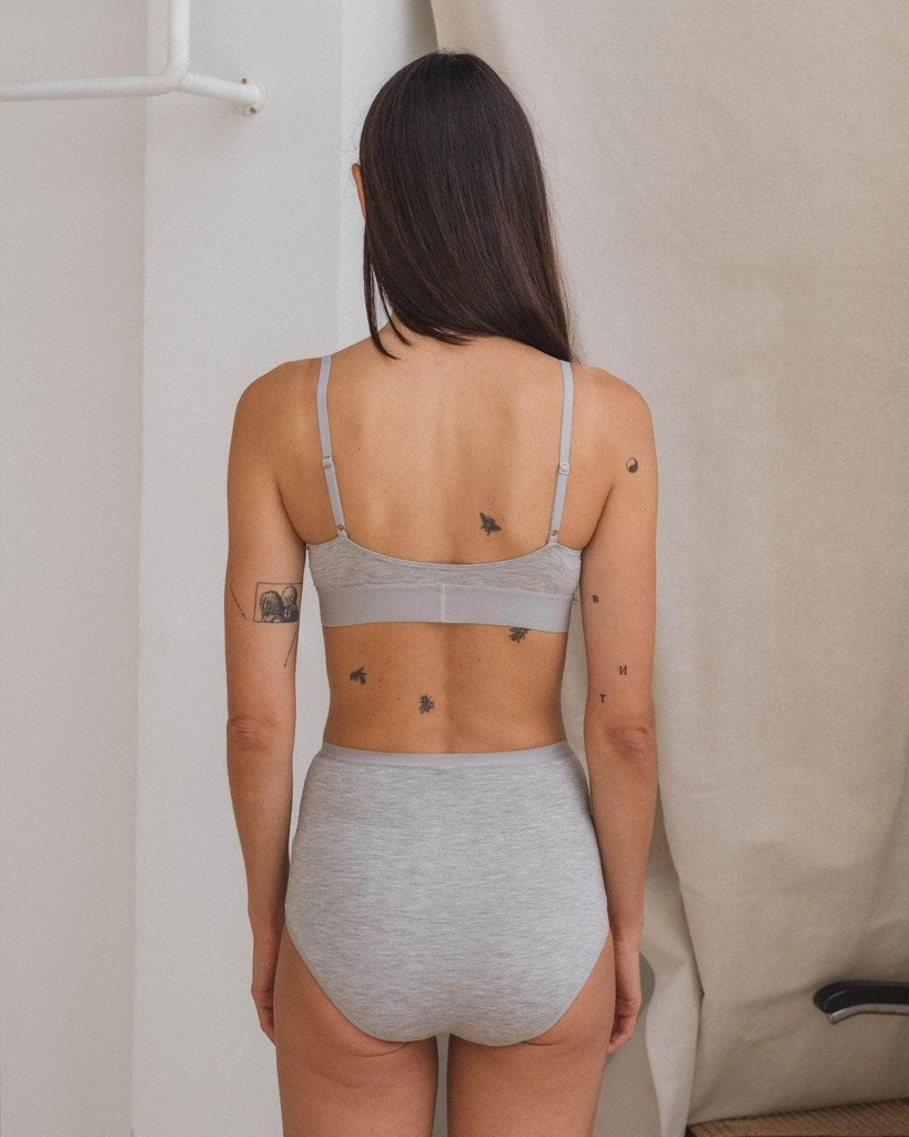 Baserange Soft Bra Grey melange