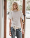 Baserange Toppur Folio top Crincle linen