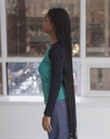 Baserange Toppur Gene Long sleeve Mira green / Navy