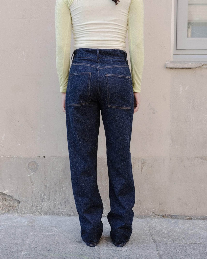 Baserange buxur Tajo pants Denim Recycled Indigo