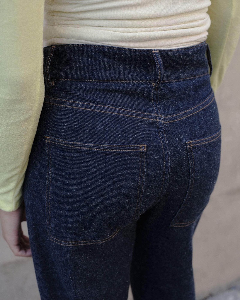 Baserange buxur Tajo pants Denim Recycled Indigo