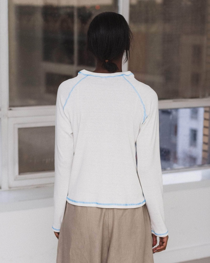 Baserange Bolur Cast Long Sleeve Undyed/Blue