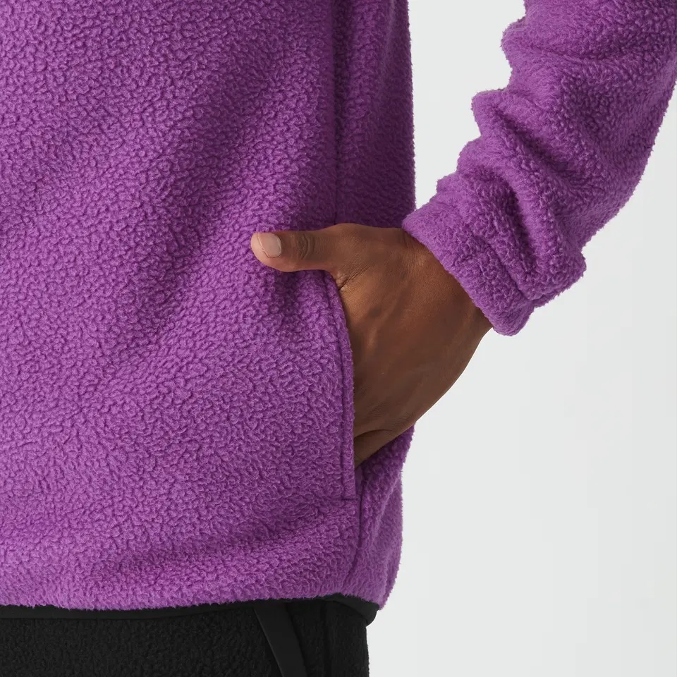 Picture peysa Kimag 1/4 zip fleeze Bright Magenta