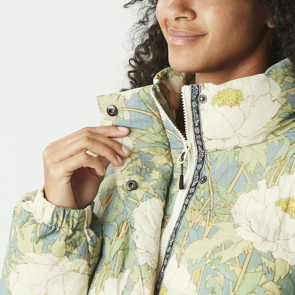 Picture úlpa Flib Puffer jacket Flower print