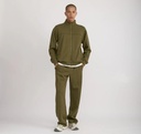 Organic Basics Buxur Track Straight Leg Pants Olive