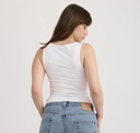 Organic Basics Bolur Everyday Boat Neck Top White