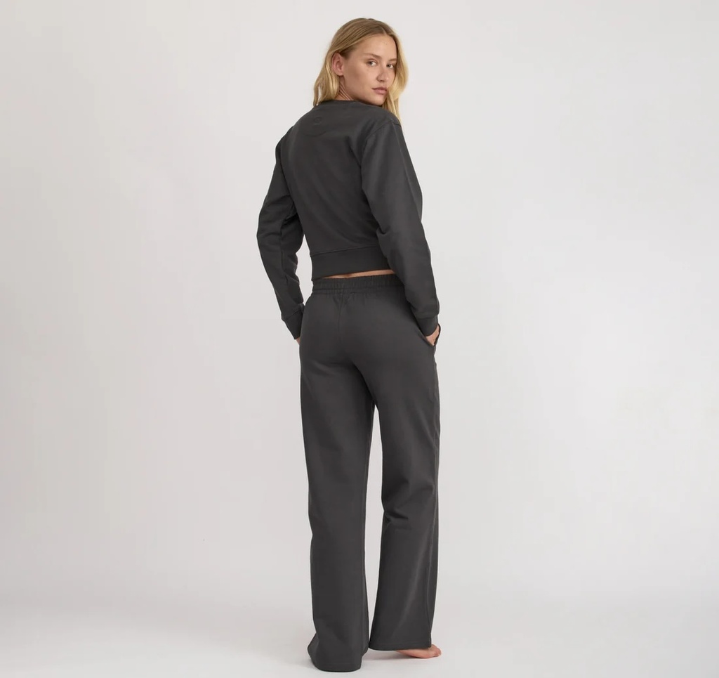 Organic Basics Buxur Weekend Straight Leg Sweatpants Slate