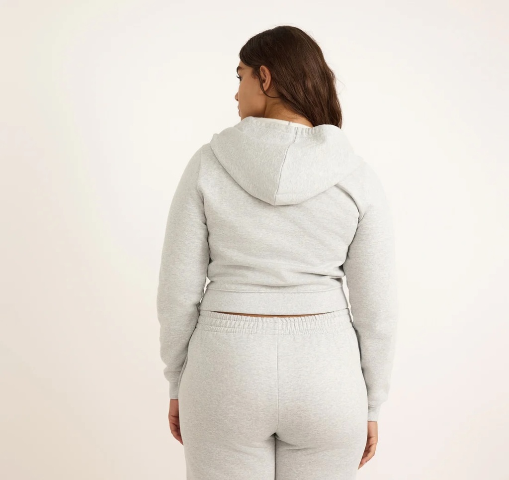 Organic Basics Buxur Weekend Straight Leg Sweatpants Grey Melange