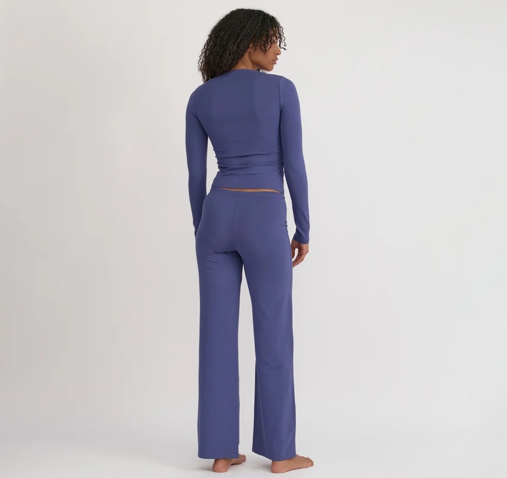Organic Basics Buxur Everyday Straight Leg Pants Eclipse
