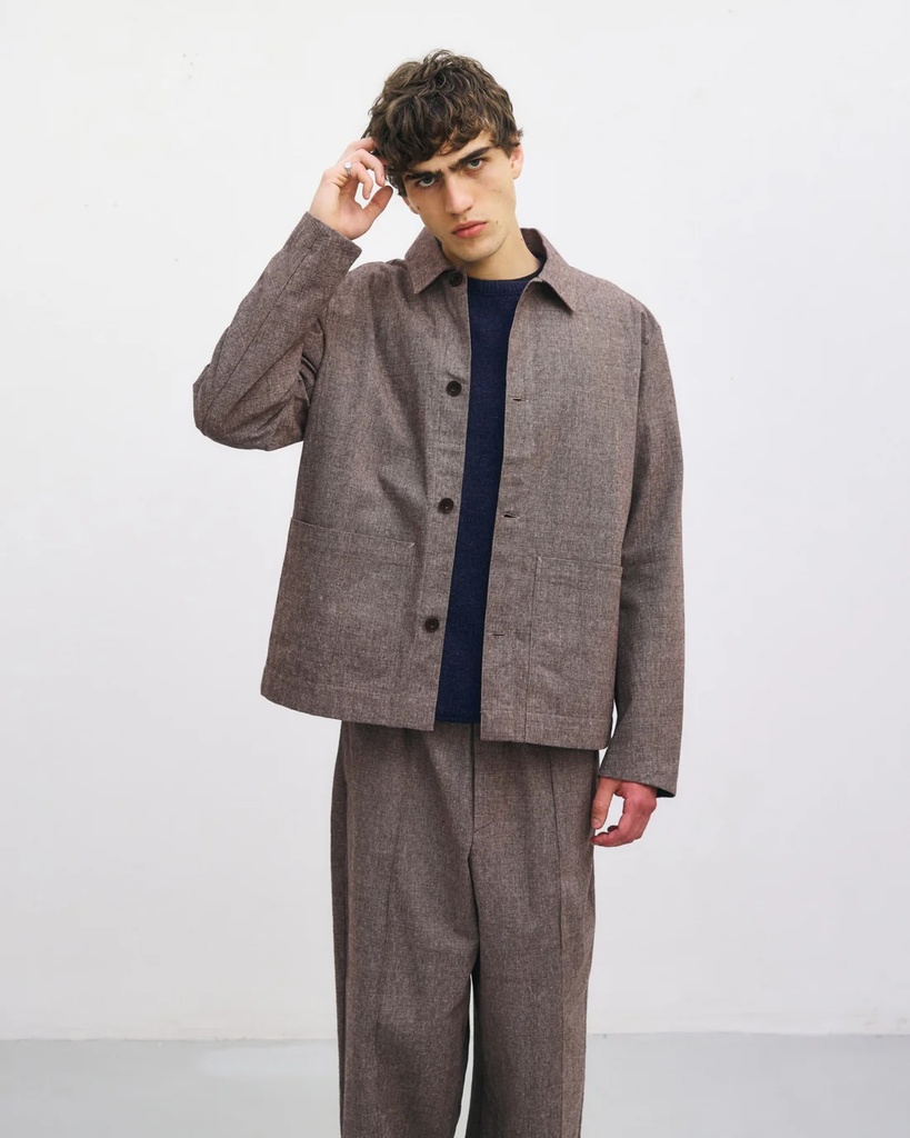 Rotholz Jakki Light Overjacket Canvas Brown