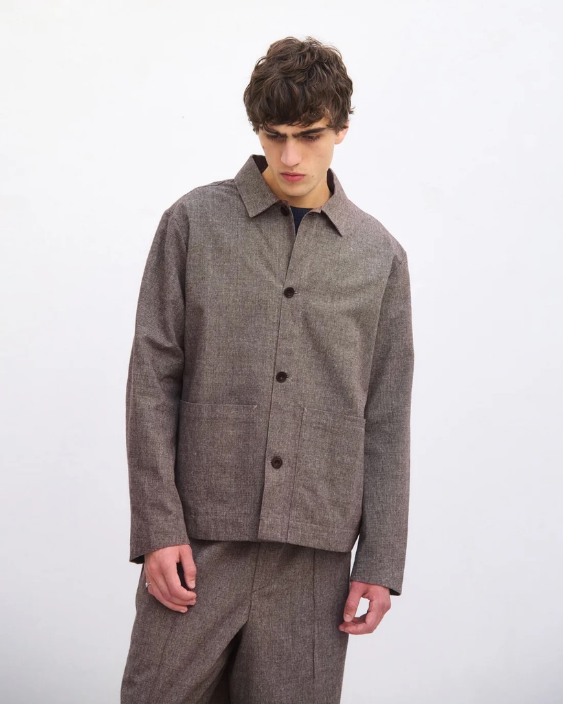 Rotholz Jakki Light Overjacket Canvas Brown