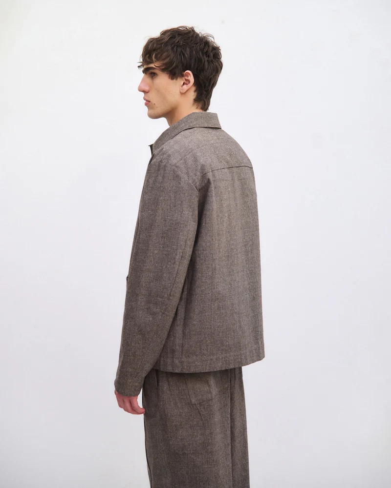 Rotholz Jakki Light Overjacket Canvas Brown
