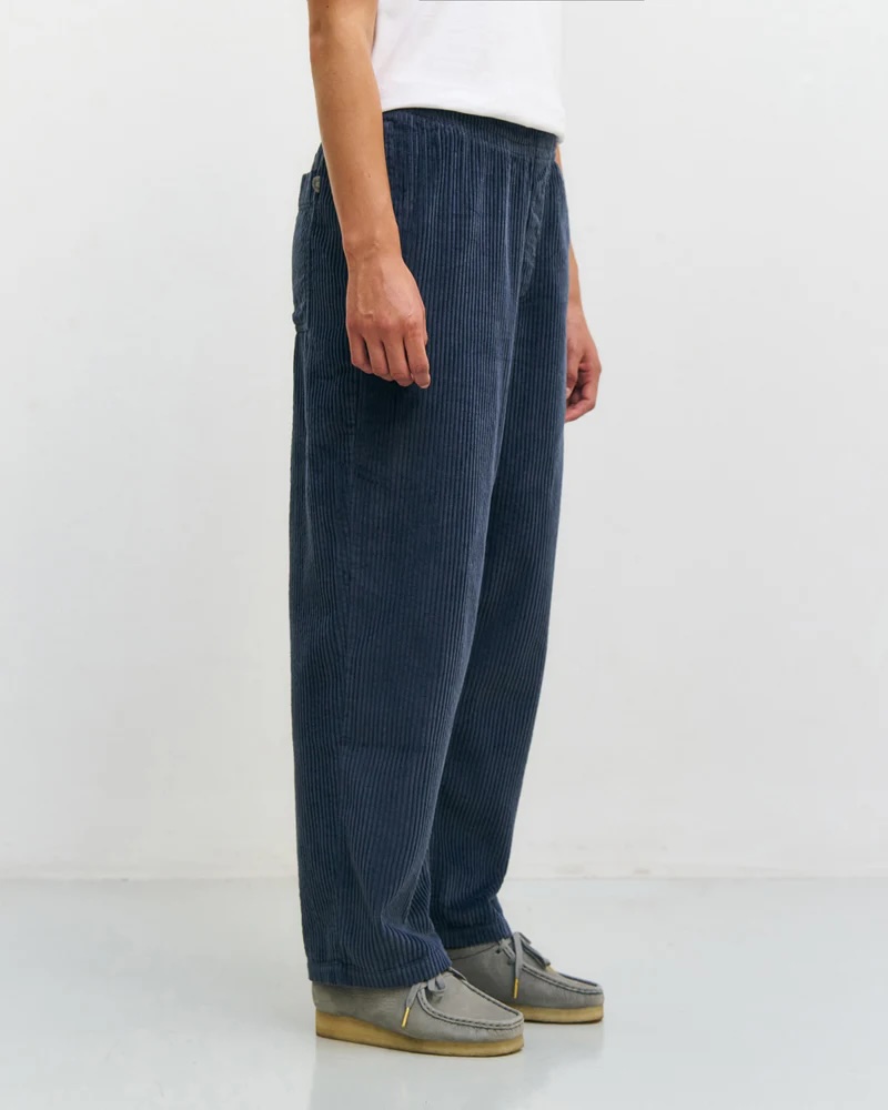 Rotholz Buxur Cord Wide Pant Stone Blue