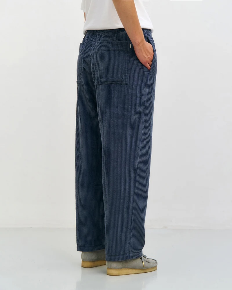 Rotholz Buxur Cord Wide Pant Stone Blue