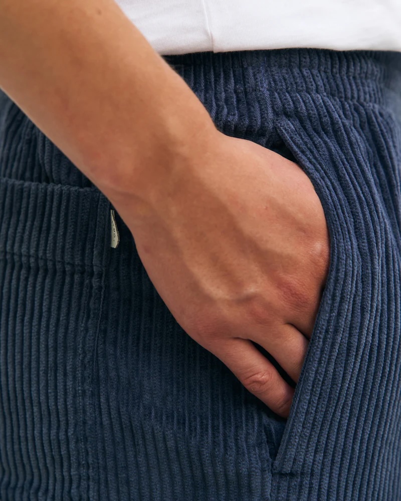 Rotholz Buxur Cord Wide Pant Stone Blue