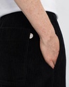 Rotholz Buxur Cord Wide Pant True Black