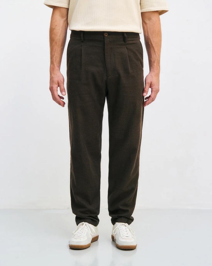 Rotholz Buxur Flannel Everyday Pant Twill Brown
