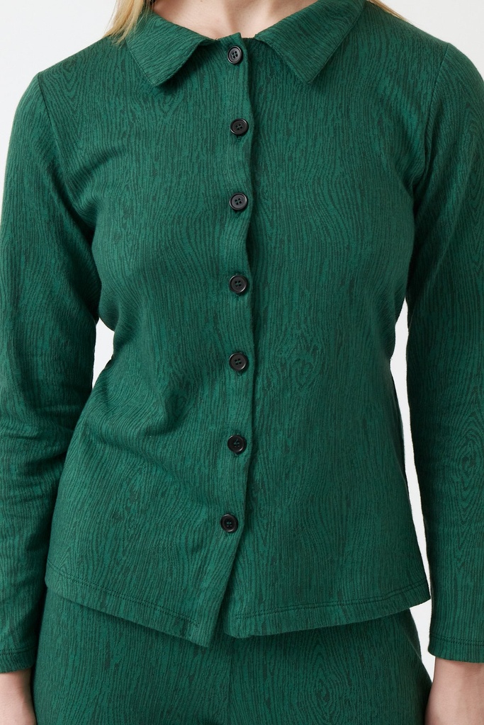 amt. Fungi Blouse Dark Green