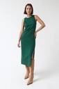 amt. Fungi Halter Dress Dark Green