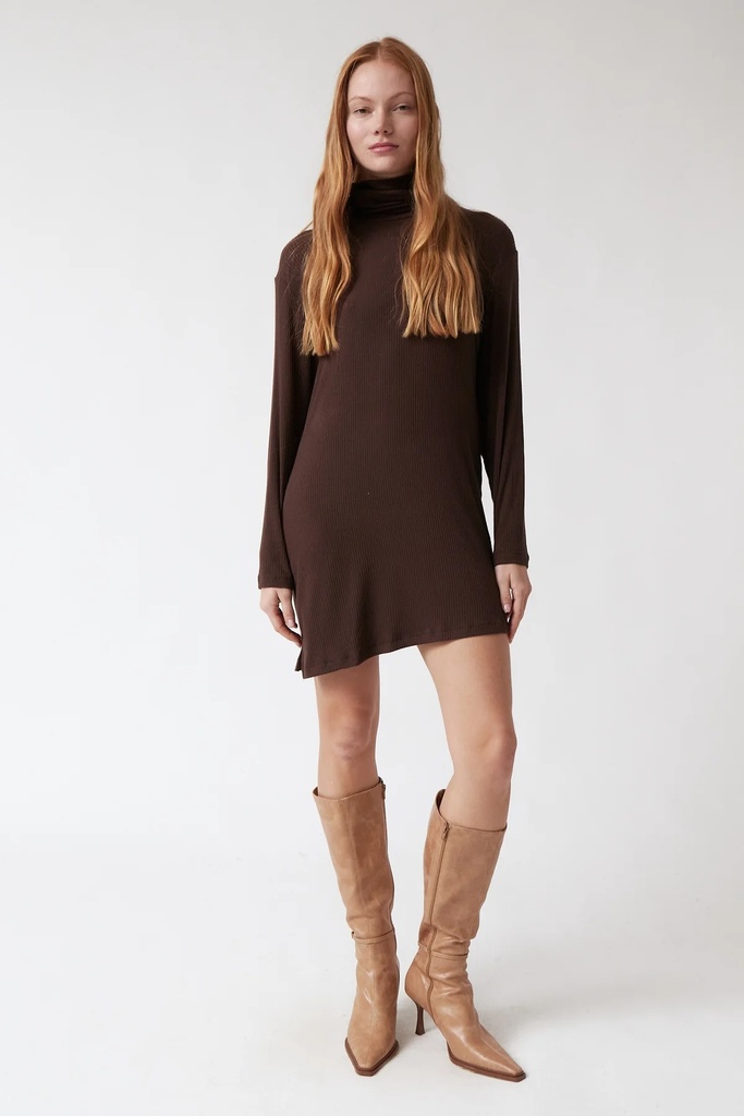 amt. Lula Turtle Dress Brown