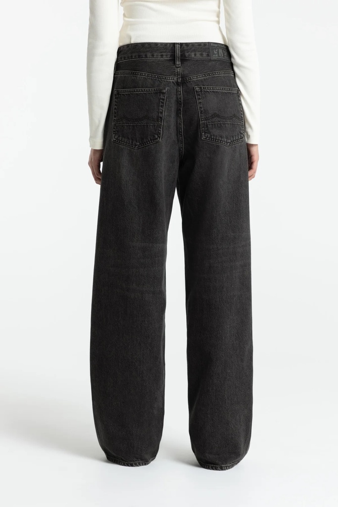Kings of Indigo gallabuxur Joan Vilma Brown Black Worn