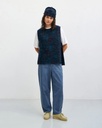 Rotholz Vesti Oversized Vest Dark Aquarell