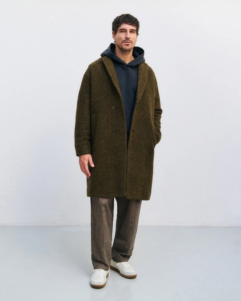 Rotholz Kápa Formal Coat Forest Green